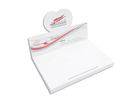 Multi-tac® Stock Shaped Cover Notepad - 4" x 2-7/8" (closed size) 4" x 5-5/8" (open size)