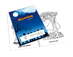 Livre à colorier - 8-1/2" x 11" Halloween